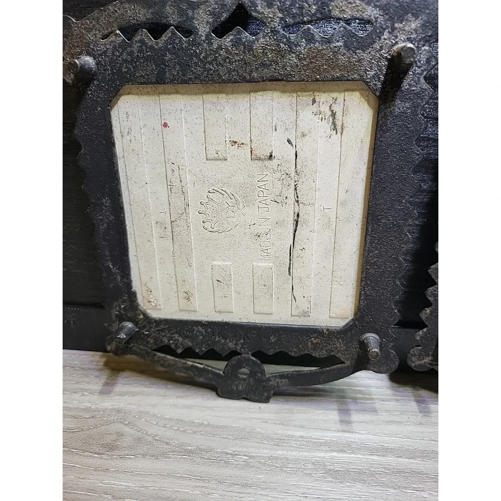Set Of Two Vintage Trivets - Wine And Cheese Tiles
